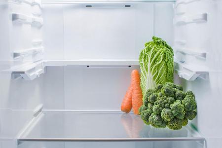 Kühlschrank leer