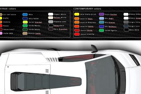SPERRFRIST 19. August 21 19.30 Uhr Lamborghini Countach LPI-800 4 Farben