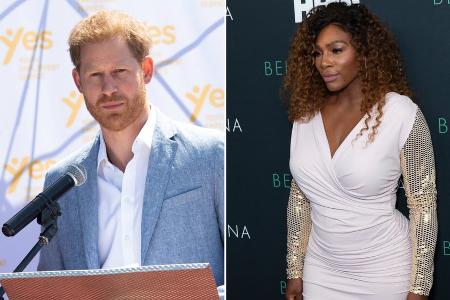 Prinz Harry bekommt Unterstützung von Serena Williams