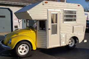 Kurioser Käfer-Camper