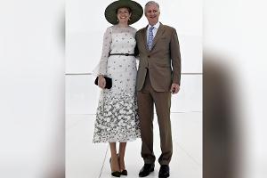 Königin Mathilde von Belgien versprüht Frühlingsstimmung in Dubai