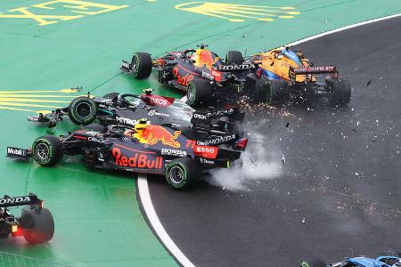 Perez - Bottas - Verstappen - Norris - GP Ungarn 2021