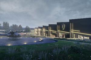Neue Gemera-Fabrik mit Teststrecke