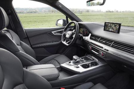 Gewohnt optische und materiell-haptische Audi-Perfektion im Innenraum