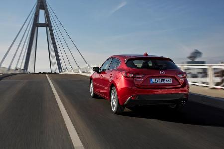 Der Mazda 3 gehört in die Klasse der kompakten Fünftürer