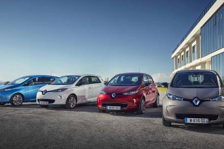 In diesen Farben ist der Renault ZOE zu haben