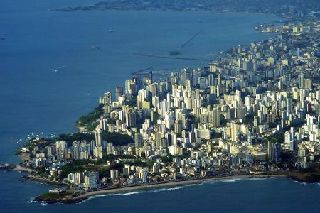Das wundervolle Salvador de Bahia im Osten Brasiliens hat es auch in die Top Ten geschafft...