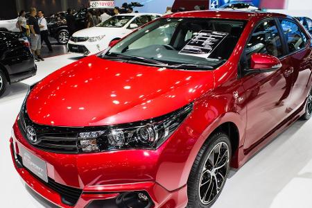 Platz 1: Toyota Corolla - 1966 erstmals verkauft, stieß das japanische Erfolgsmodell 1974 den Käfer vom Thron. Inzwischen ha...