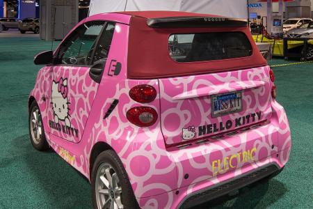 Platz 3: Smart Fortwo Cabrio - dieser Kleinstwagen passt mit einer Länge von rund 2,70 Meter wohl in jede noch so kleine Par...
