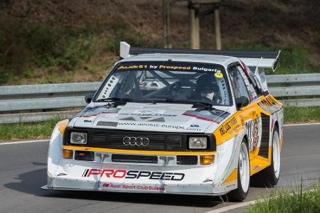 Das Gesicht der Gruppe B war der Audi Sport Quattro S1. Nur kurz hielt seine Hoch-Zeit an. Wildes Spoilerwerk, ein kurzer Ra...
