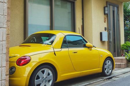 Japan: In den Städten des Inselstaates gibt es extrem wenig Platz. Deshalb werden sogenannte K-Cars gefördert: klein und mit...