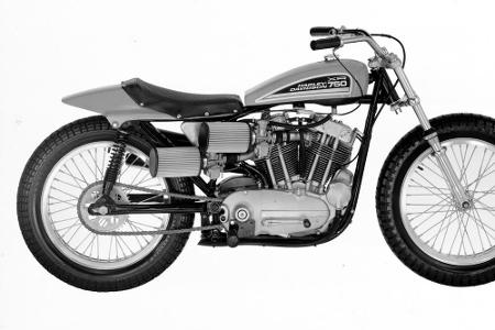 Für den Straßensport entwickelte Harley-Davidson Anfang der 70er die XR-Modelle mit 750 cm³ und 90 PS. Die Maschinen fuhren ...