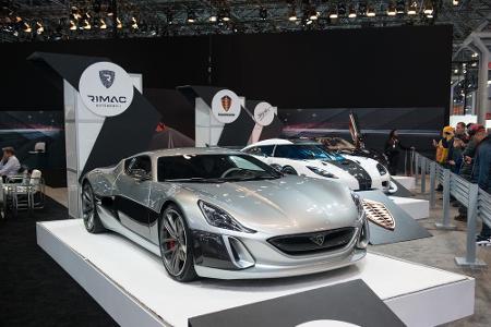 Wer auf Elektroautos steht, der wird Rimac Concept One S lieben. Der elektrobetriebene Zweisitzer aus Kroatien hat eine Leis...