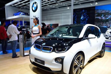 ...BMW i3. Das Elektroauto wird seit 2013 hergestellt.