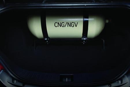 CNG: Compressed Natural Gas - ist die Bezeichnung für Erdgas-betriebene Autos.