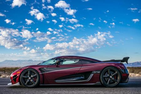 Lediglich 25 Exemplare hat der schwedische Hersteller Koenigsegg von seinem Supersportwagen Agera RS produziert. Der V8-Mitt...