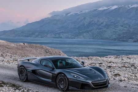 Der kroatische Automobilhersteller Rimac hat auf dem Genfer Auto-Salon seine neue Kreation vorgestellt: den Rimac C_Two.