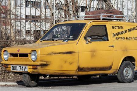Kommt Ihnen der Reliant bekannt vor? Tipp: Mr. Bean... Das Besondere an dem Wagen: Er hat vorne nur ein Rad.