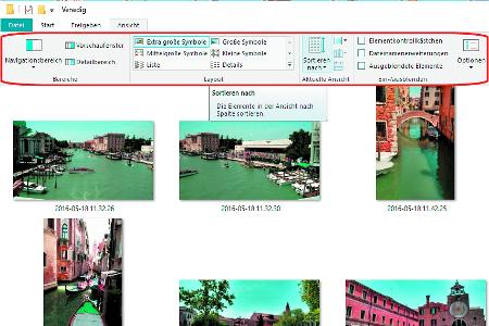 Die Ansicht von Ordnern und Dateien im Windows-Explorer lässt sich den persönlichen Vorlieben nach einstellen und für unterschiedliche Inhalte systemübergreifend speichern.