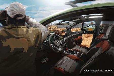 VW Amarok Teaser Designskizze 2022