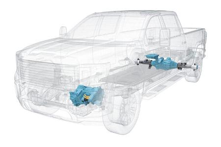 02/2022, Magna EtelligentForce Elektro-Antriebsstrang für Pick-ups