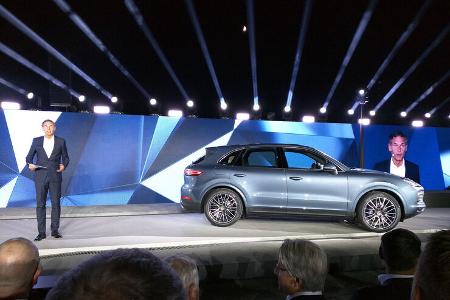 Porsche Cayenne Weltpremiere im Porsche-Museum