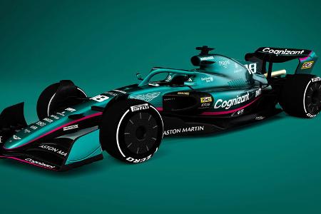 Aston Martin - F1-Auto 2022 - Team-Lackierung 