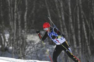 Biathletinnen in der Staffel von Kontiolahti Vierte