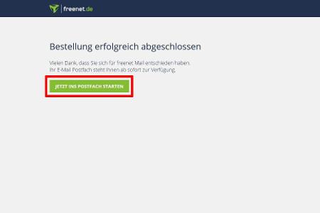 E-Mail-Adresse bei freenet Mail erstellen - Schritt 8
