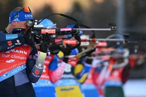 Biathleten in der Staffel von Kontiolahti wieder auf Platz vier