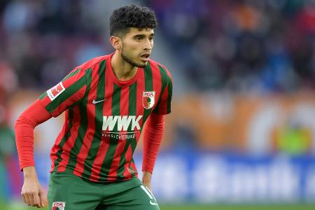 Der Rekordeinkauf stand anstelle von Niederlechner in der Startelf - ein Schachzug, der sich nicht zwingend auszahlte. Sammelte auf Augsburger Seite die wenigen Ballkontakte und verschaffte sich nur ganz selten gute Raumgewinne. Vor den Augen seiner Eltern auf der Tribüne ein weiterer wirkungsloser Einsatz des teuren US-Boys.