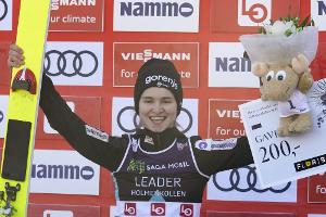 Skispringen: Slowenin Kriznar gewinnt Raw-Air-Tour