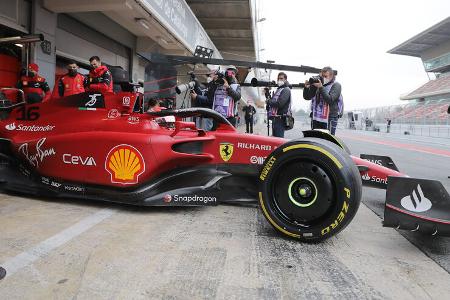 Charles Leclerc - Ferrari - Formel 1 - Test - Barcelona - 25. Februar 2022