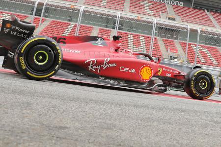 Charles Leclerc - Ferrari - Formel 1 - Test - Barcelona - 25. Februar 2022