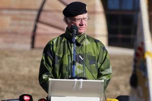 König Carl XVI. Gustaf von Schweden verurteilt russischen Einmarsch