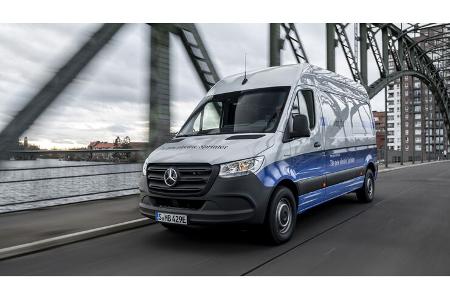 Mercedes e-Sprinter Transporter mit Elektroantrieb