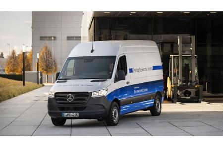 Mercedes e-Sprinter Transporter mit Elektroantrieb
