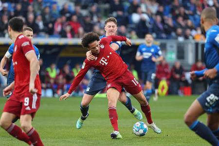 Die TSG Hoffenheim hat dem FC Bayern in der Bundesliga ein 1:1 (1:1) abgerungen. In einem Spiel, das weitaus mehr Tore hätte hervorbringen können, zeichneten sich vor allem die Schlussmänner aus. Beide Offensiv-Abteilungen erwischten hingegen einen gebrauchten Tag. Die Noten:
