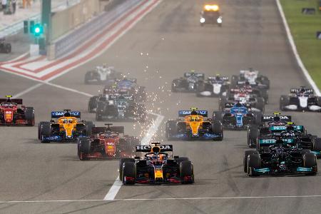 Start - Formel 1 - GP Bahrain 2021 - Rennen 