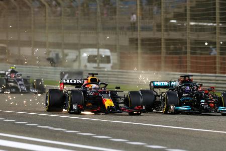 Hamilton - Verstappen - Formel 1 - GP Bahrain 2021 - Rennen 