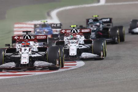 Kimi Räikkönen - Alfa Romeo - Formel 1 - GP Bahrain 2021 - Rennen 