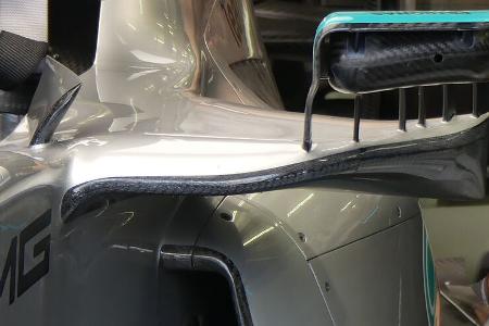 Mercedes - Spiegel - F1-Technik - Bahrain 2022