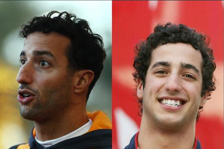 Sunnyboy Daniel Ricciardo hat in den vielen Jahren in der Formel 1 seine amüsanten Gesichtsausdrücke kaum verändert.