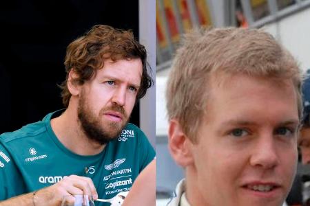 Vier WM-Titel nennt Sebastian Vettel sein Eigen, optisch hat er sich über die Jahre deutlich verändert.