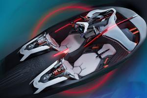 Sportwagen-Studie mit Wasserstoffantrieb