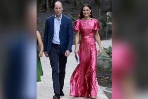 Glamour-Auftritt in Belize: Herzogin Kate leuchtet in Pink