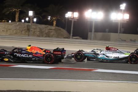 Hamilton - Perez - GP Bahrain 2022 - Sakhir - Rennen