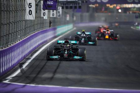 Lewis Hamilton - Mercedes - GP Saudi-Arabien 2021 - Jeddah - Rennen