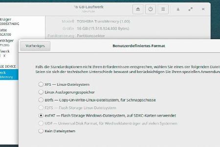 exFAT unter Linux: Das einfache, aber verbesserte Microsoft-Dateisystem überwindet das 4-Gigabyte-Limit von FAT32 und ist unter Linux umstandslos nachzurüsten.