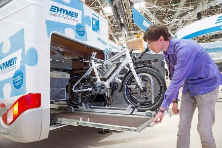 Garagensystem von Hymer nur für ausgewählte Reisemobile der Marke